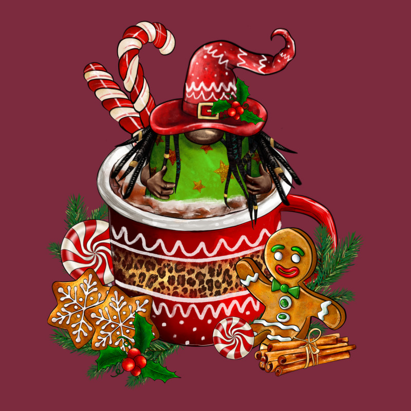 Christmas Coffee Afro Gnome Premium Hoodie by FaDigitalArtStudio | Teevron