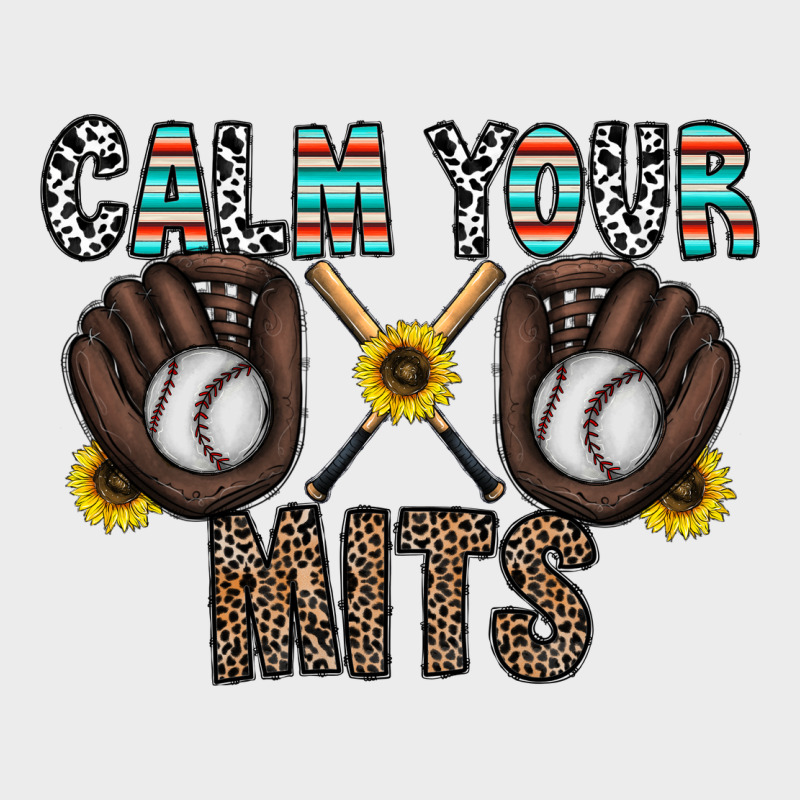 Calm Your Mits Baseball Urban Hoodie by CowhideDigitalArt | Teevron