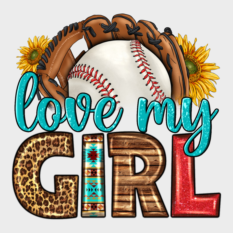 Love My Girl Baseball Urban Hoodie by HRA Design Shop | Teevron
