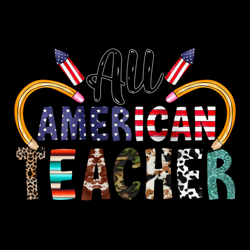 All American Teacher Urban Hoodie by CowhideDigitalArt | Teevron
