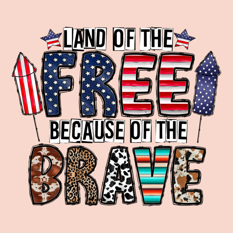 Land Of The Beacause Of The Brave Urban Hoodie by CowhideDigitalArt | Teevron