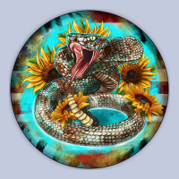 Rattlesnake And Sunflower Long Sleeve Tee | Teevron