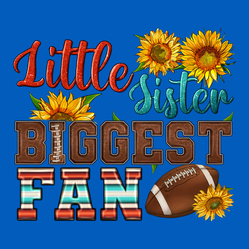 Little Sister Biggest Fan American Football Urban Hoodie by HRA Design Shop | Teevron