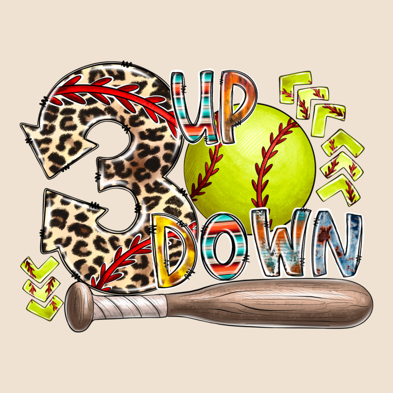 Three Up Down Softball Urban Hoodie by RacoonDesign | Teevron