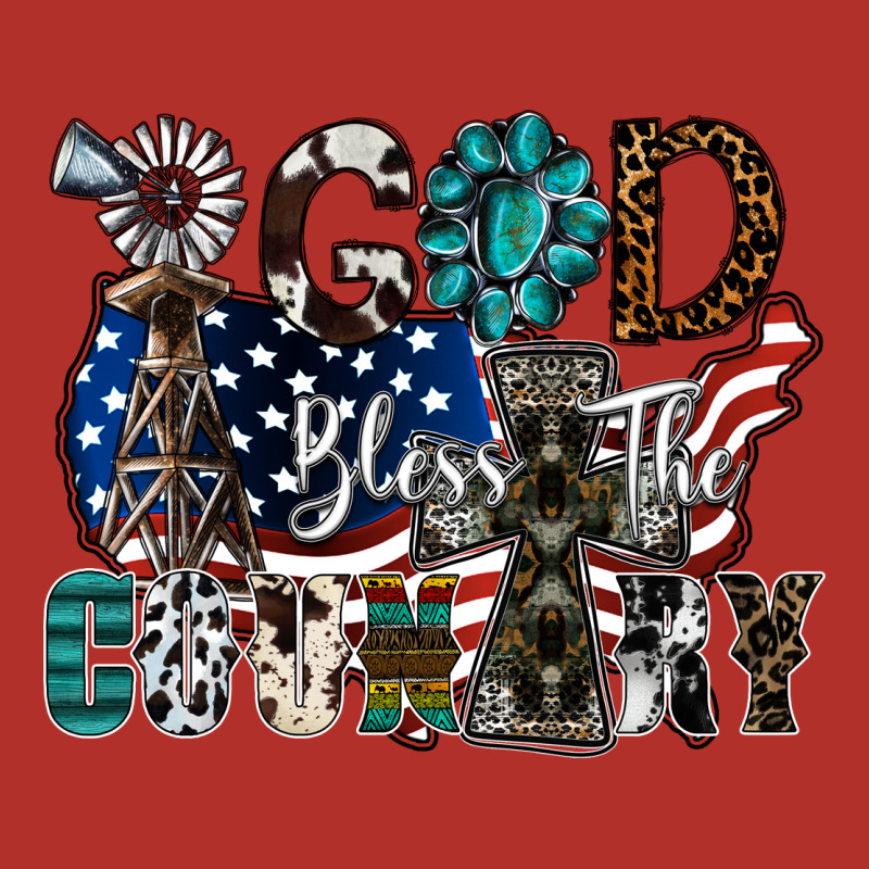 God Bless The Country Premium Hoodie by SublimationCraftShop | Teevron