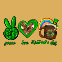 Peace Love Luck St. Patrick's Day Premium Hoodie | Teevron