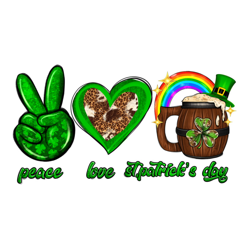 Peace Love Luck St. Patrick's Day Premium Hoodie by Neo Western | Teevron