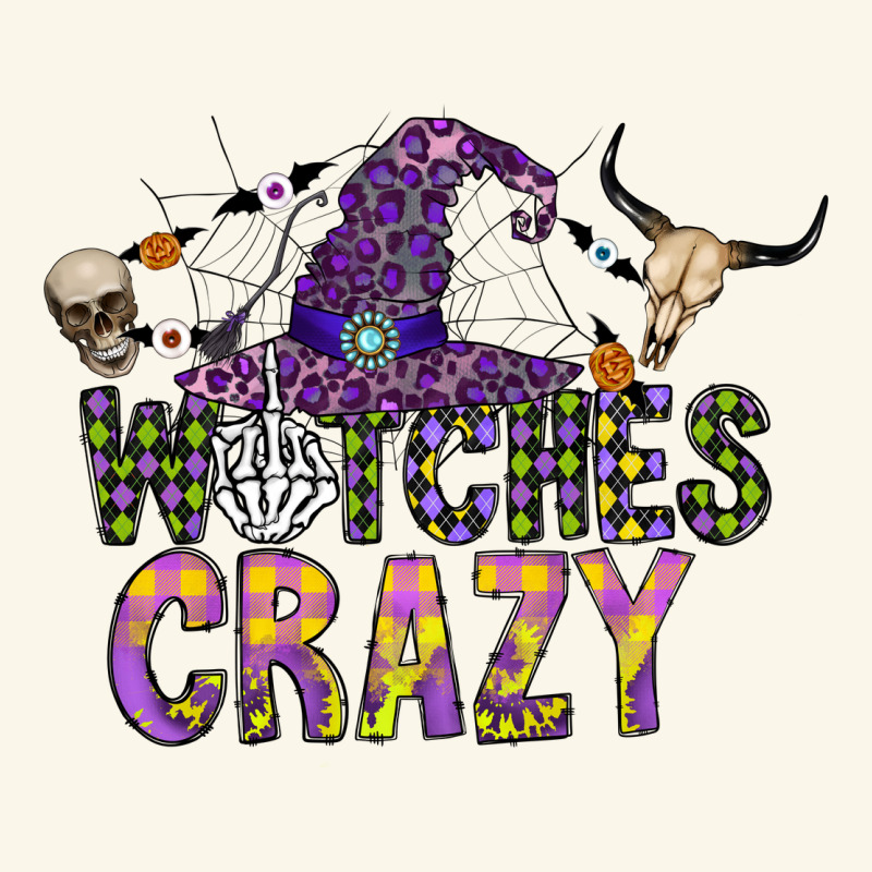 Witches Be Crazy Premium Hoodie by CowhideDigitalArt | Teevron