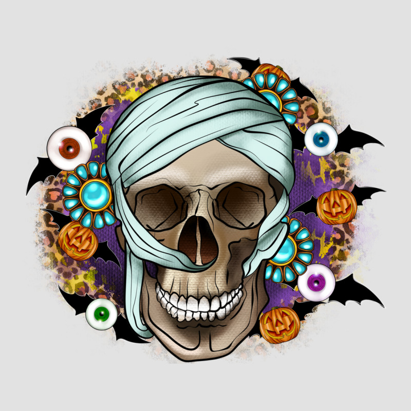 Halloween Skeleton Premium Hoodie by CowhideDigitalArt | Teevron