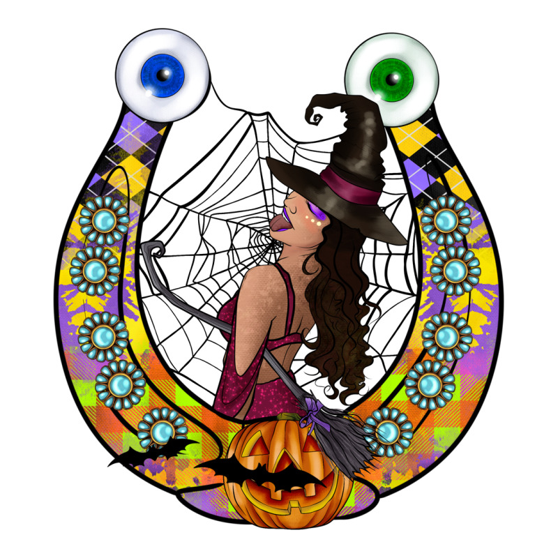 Halloween Horseshoe Premium Hoodie by CowhideDigitalArt | Teevron