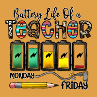 Battery Life Of A Teacher Monday Friday Premium Hoodie | Teevron