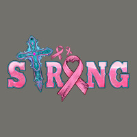Strong With Cross Ribbon Premium Hoodie | Teevron