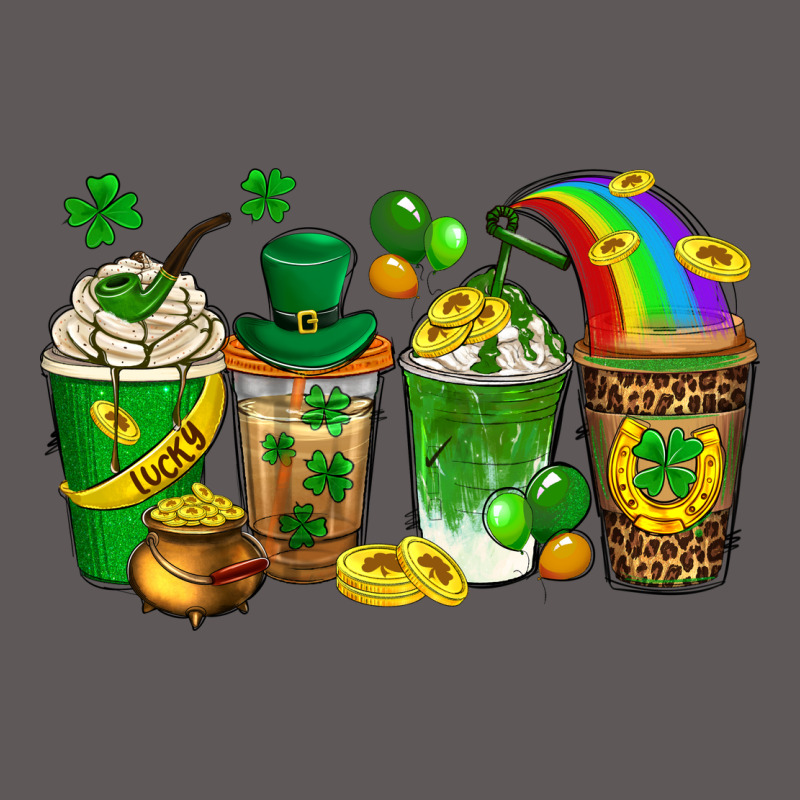 St. Patricks Day Coffee Drinks Premium Hoodie by Neo Western | Teevron