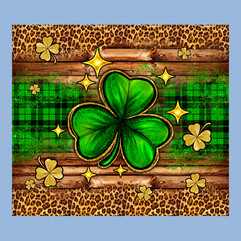 St. Patrick's Day Shamrock Leopard Premium Hoodie by Neo Western | Teevron