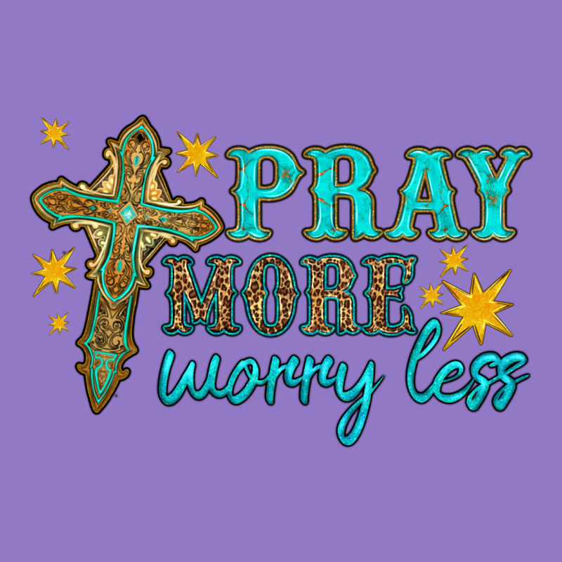 Pray More Worry Less Urban Hoodie by HRA Design Shop | Teevron