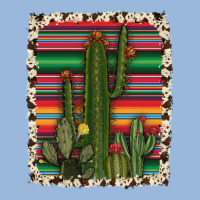 Serape Cowhide Cacti Premium Hoodie | Teevron