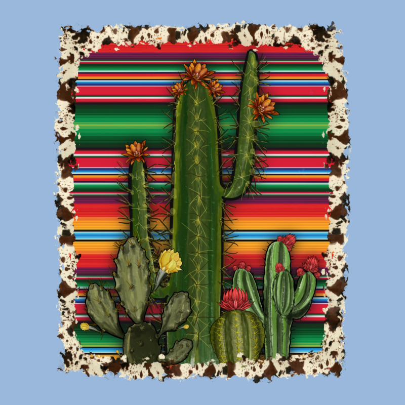 Serape Cowhide Cacti Premium Hoodie by RanaPortraitStore | Teevron