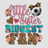Little Sister Biggest Fan Soccer Premium Hoodie | Teevron