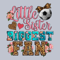 Little Sister Biggest Fan Soccer Premium Hoodie | Teevron