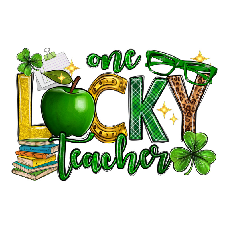 St. Patrick's Day One Lucky Teacher Premium Hoodie by Neo Western | Teevron
