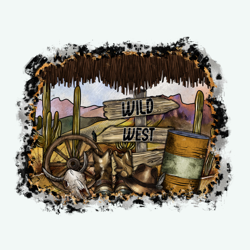 Wild West Premium Hoodie by SublimationCraftShop | Teevron