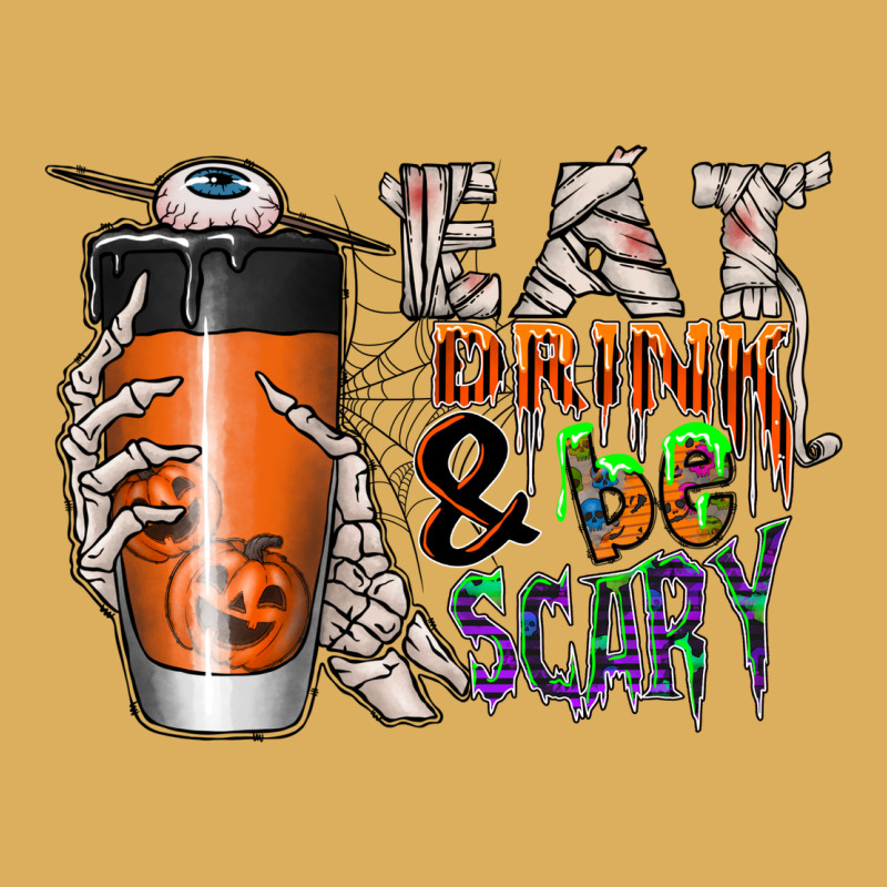 Eat Drink Be Scary Premium Hoodie by CowhideDigitalArt | Teevron