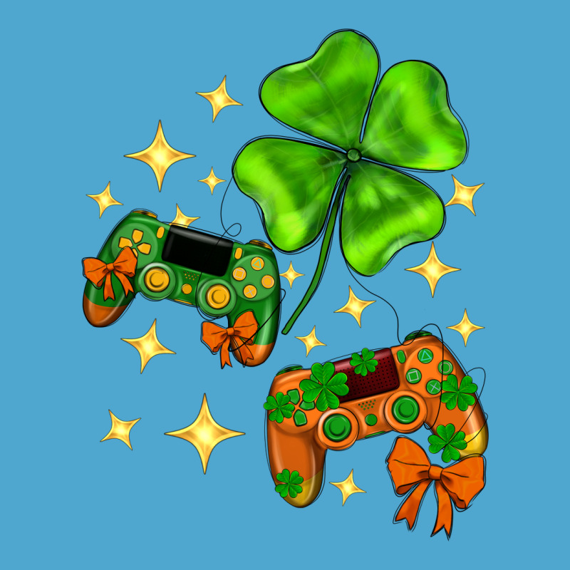 St. Patrick's Day With Game Control And Clover Premium Hoodie by Neo Western | Teevron