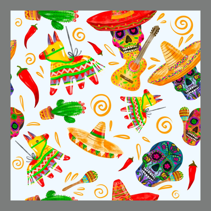 Mexico Seamless Pattern Premium Hoodie by FaDigitalArtStudio | Teevron