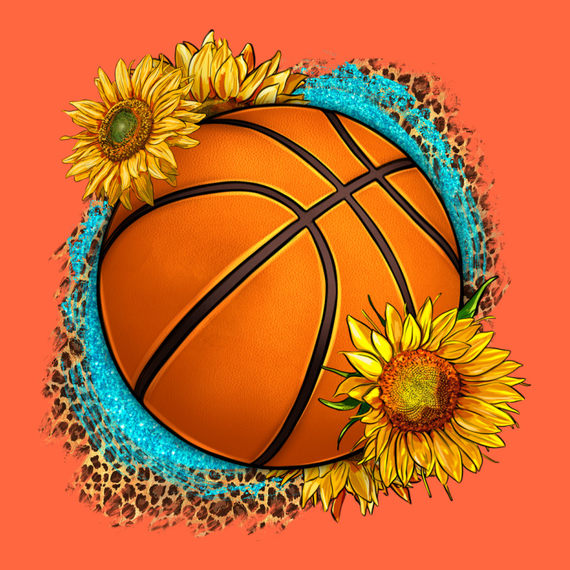 Western Basketball With Sunflower Premium Hoodie by HRA Design Shop | Teevron
