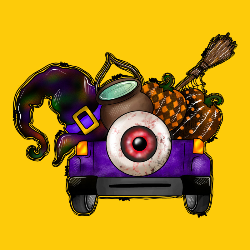 Halloween Truck Premium Hoodie by CowhideDigitalArt | Teevron