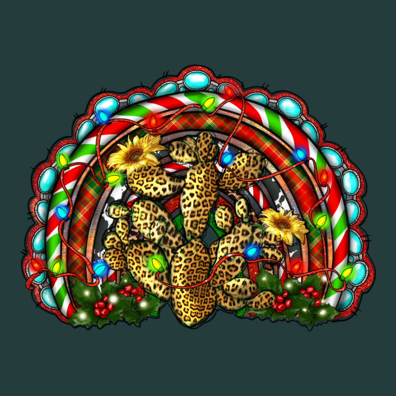 Christmas Rainbow With Leopard Cactus Classic Tee by RanaPortraitStore | Teevron