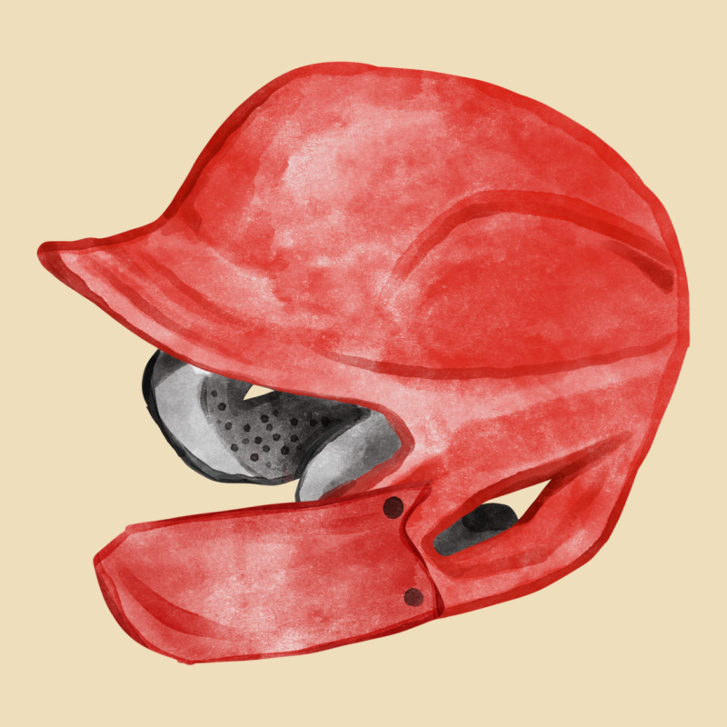 Red Baseball Batting Helmet Fa Element Premium Hoodie by FaDigitalArtStudio | Teevron