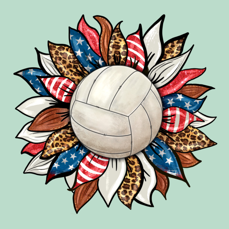 Volleyball Sunflower Premium Hoodie by HRA Design Shop | Teevron
