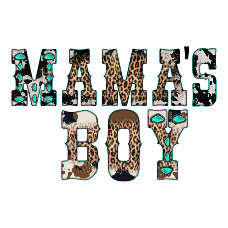 Western Mama's Boy Premium Hoodie by CowhideDigitalArt | Teevron