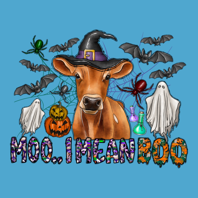 Moo I Mean Boo Premium Hoodie by CowhideDigitalArt | Teevron
