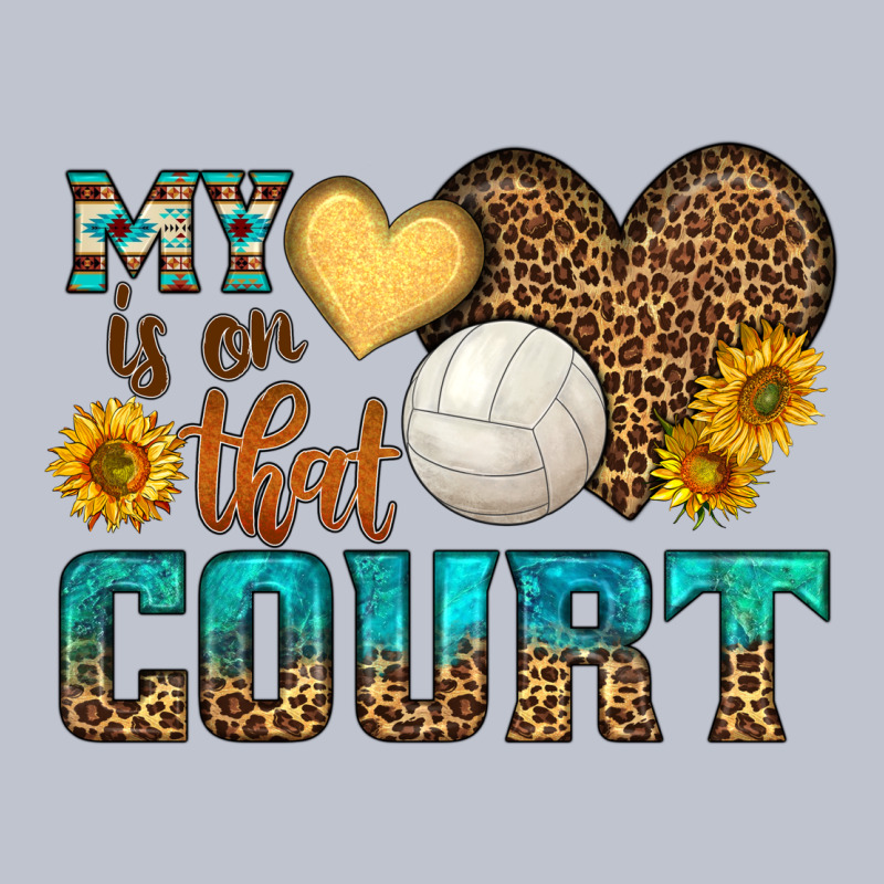 My Heart Is On That Court Premium Hoodie by HRA Design Shop | Teevron
