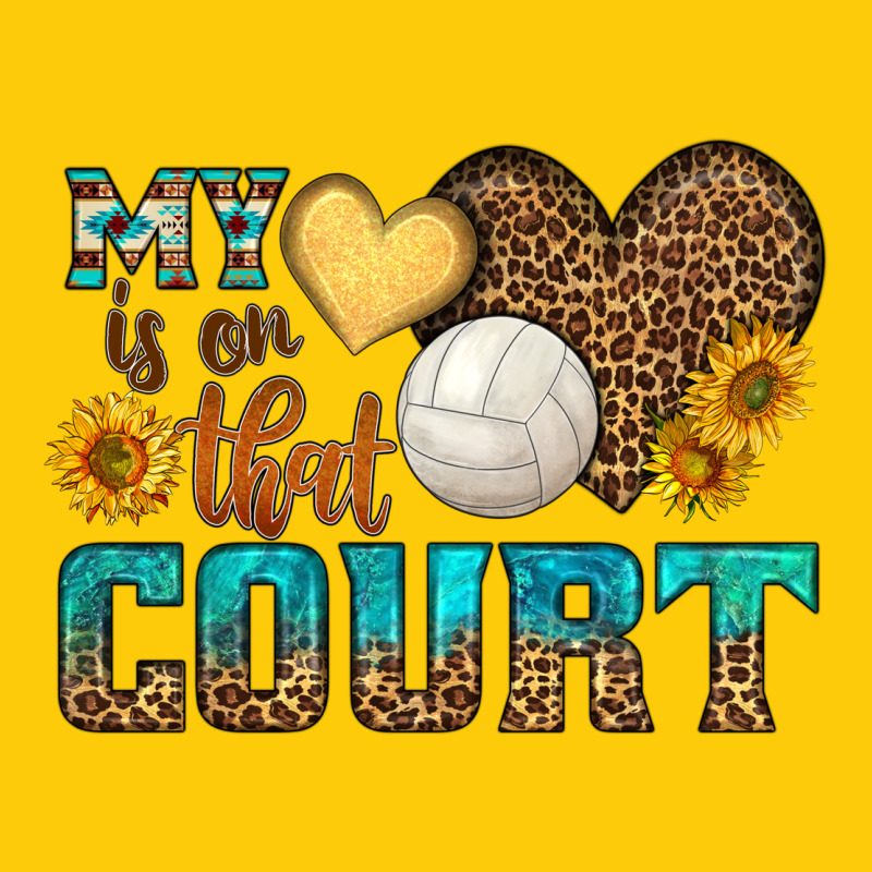 My Heart Is On That Court Premium Hoodie by HRA Design Shop | Teevron