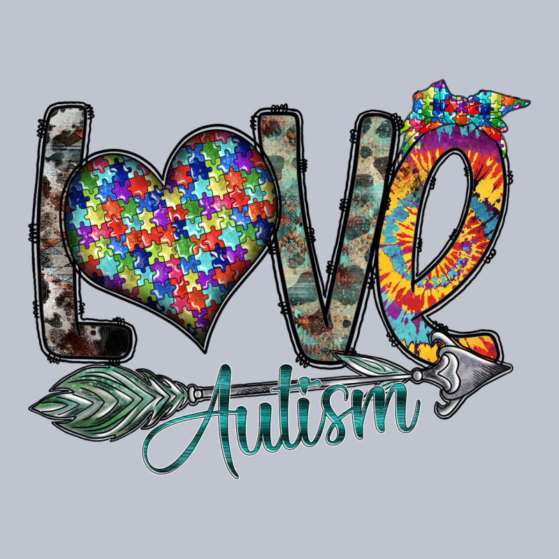 Love Autism Premium Hoodie by SublimationCraftShop | Teevron