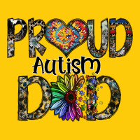 Proud Autism Dad Premium Hoodie | Teevron