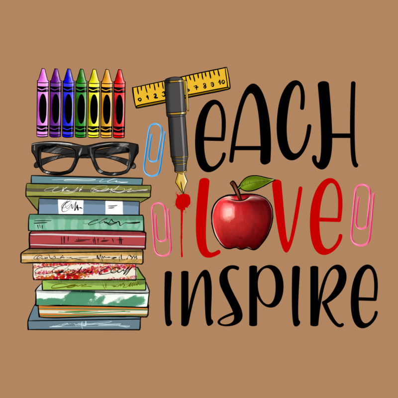 Teach Love Inspire Long Sleeve Tee by BarkalooDesign | Teevron