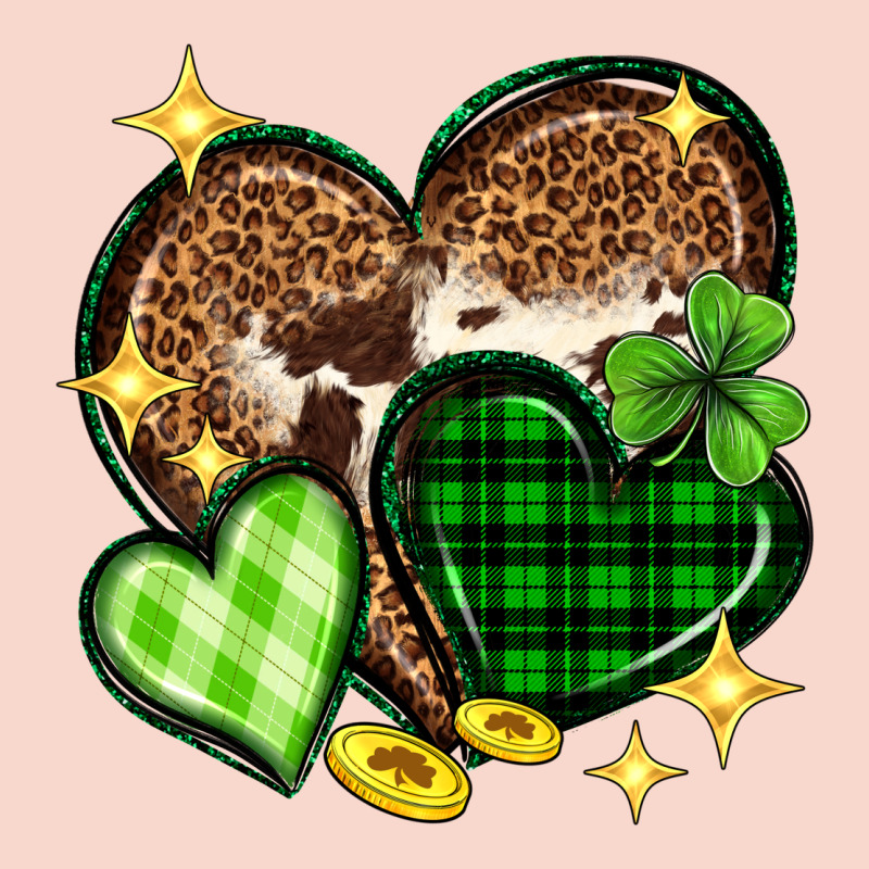 St. Patrick's Day Hearts Urban Hoodie by Neo Western | Teevron