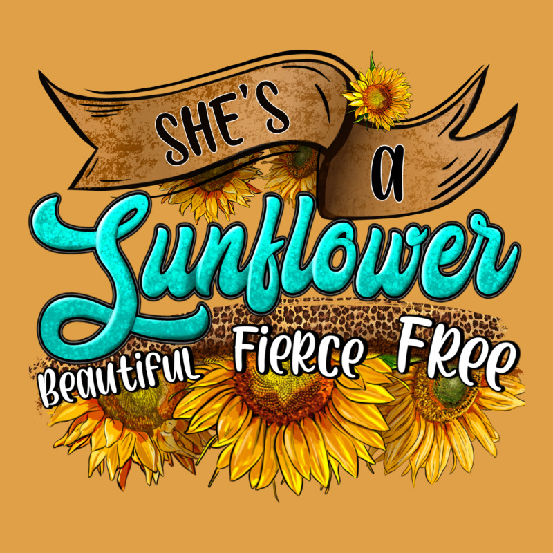 She's A Sunflower Beautiful Fierce Free Premium Hoodie by HRA Design Shop | Teevron
