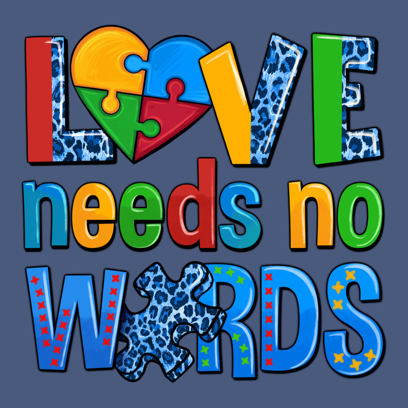 Love Needs No Words Autism Vintage Hoodie by AdoDesignShop | Teevron
