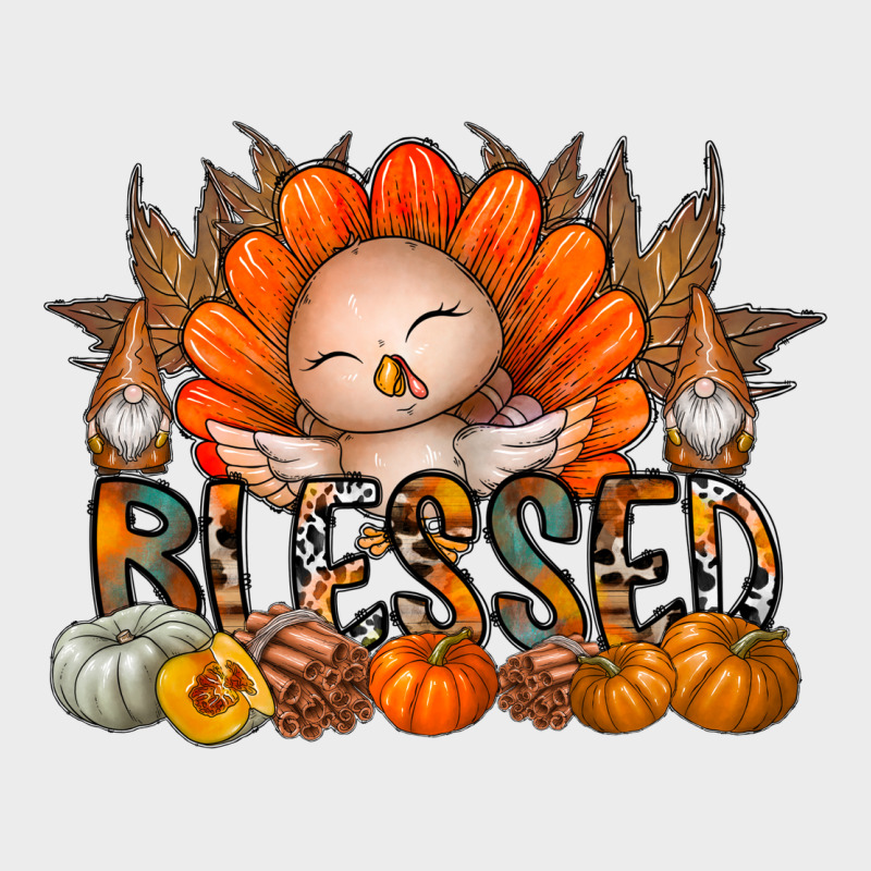 Thanksgiving Turkey Pumpkin Blessed Urban Hoodie by CowhideDigitalArt | Teevron