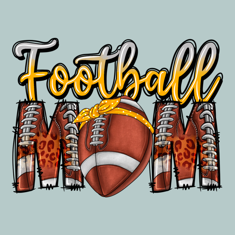 Football Mom Heavy Core Tee by CowhideDigitalArt | Teevron