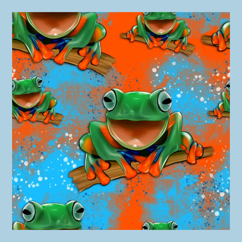 Funny Frogs Seamless Pattern Premium Hoodie by HRA Design Shop | Teevron