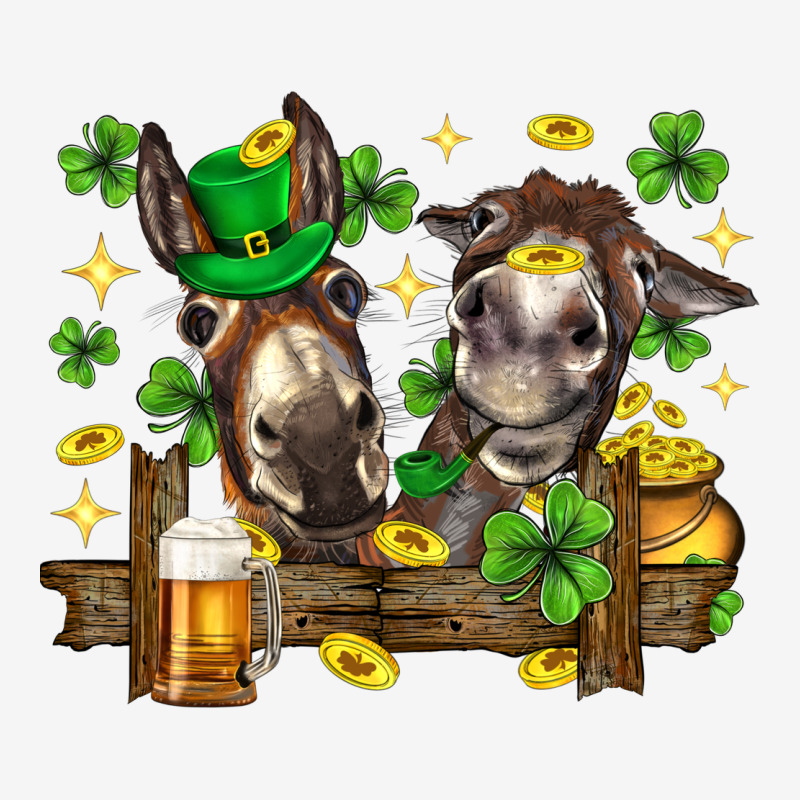 St. Patrick's Day Donkey Urban Hoodie by Neo Western | Teevron