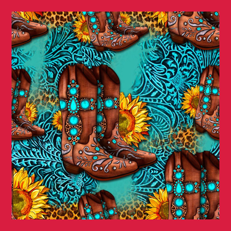 Western Boots Seamless Pattern Premium Hoodie by HRA Design Shop | Teevron