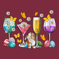 Easter Wine Glasses Easter Day Premium Hoodie | Teevron
