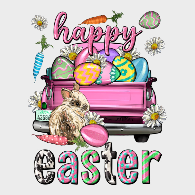Bunny Happy Easter Truck Easter Day Urban Hoodie by Neo Western | Teevron